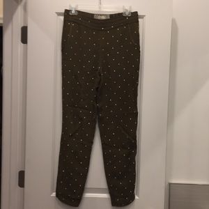 Anthropologie olive pants (fit like joggers)